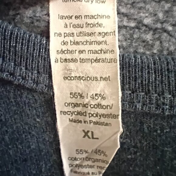 Clif Bar branded Women's wide crew neck sweatshirt size XL heather blue - Picture 4 of 8